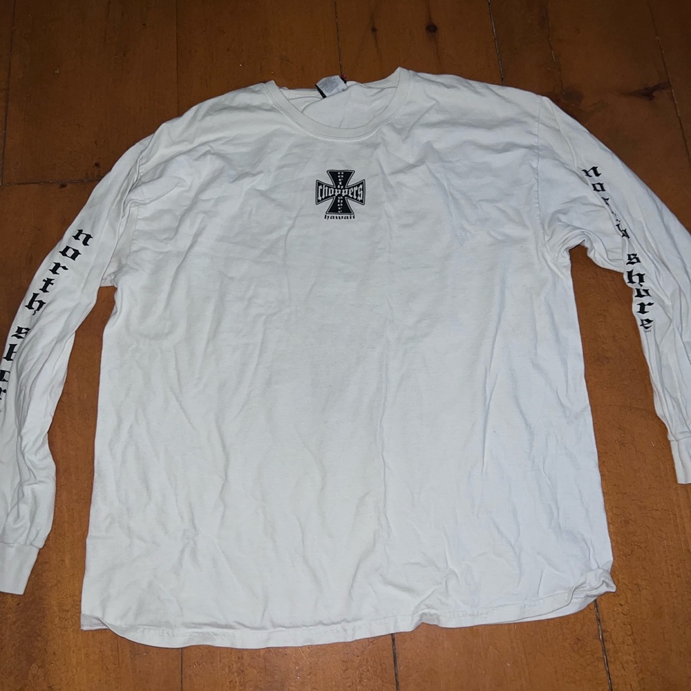 North Shore Choppers White Long Sleeve Tee